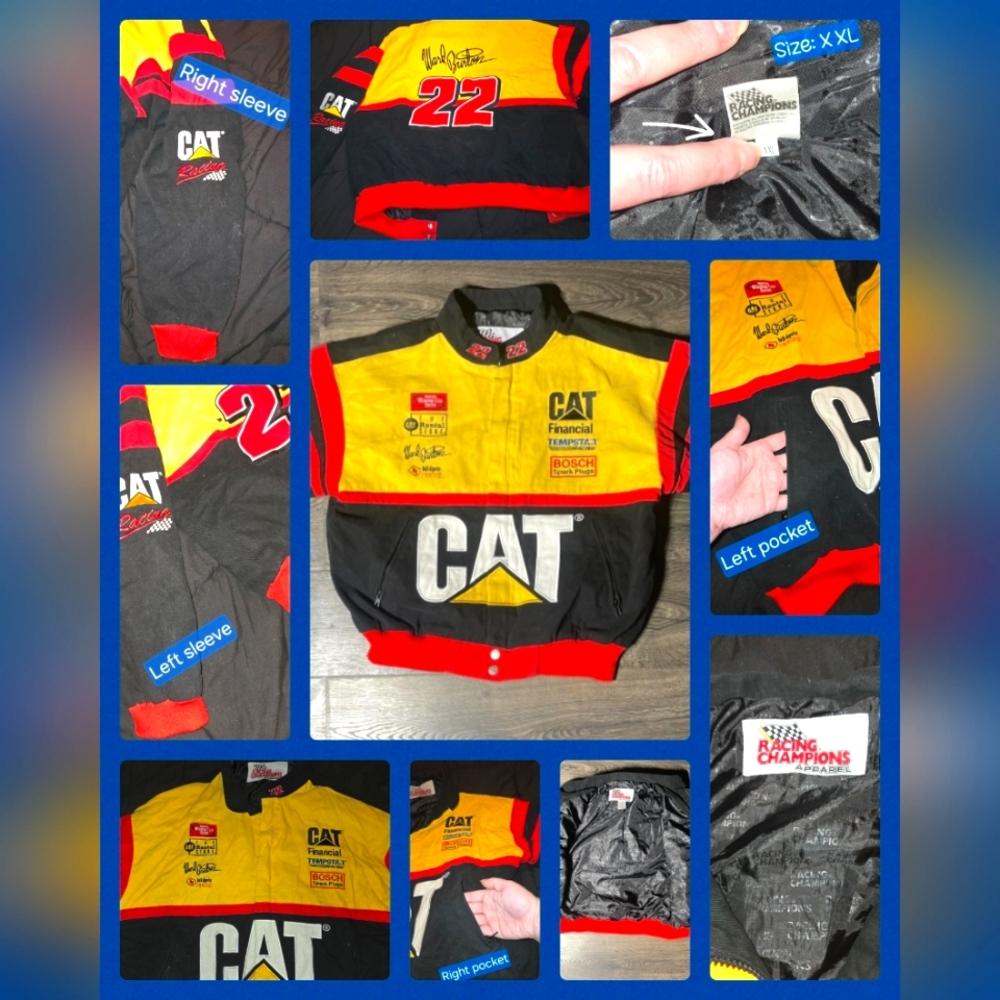 *Rare* & *Vintage* NASCAR Jacket, Ward Burton- CAT
